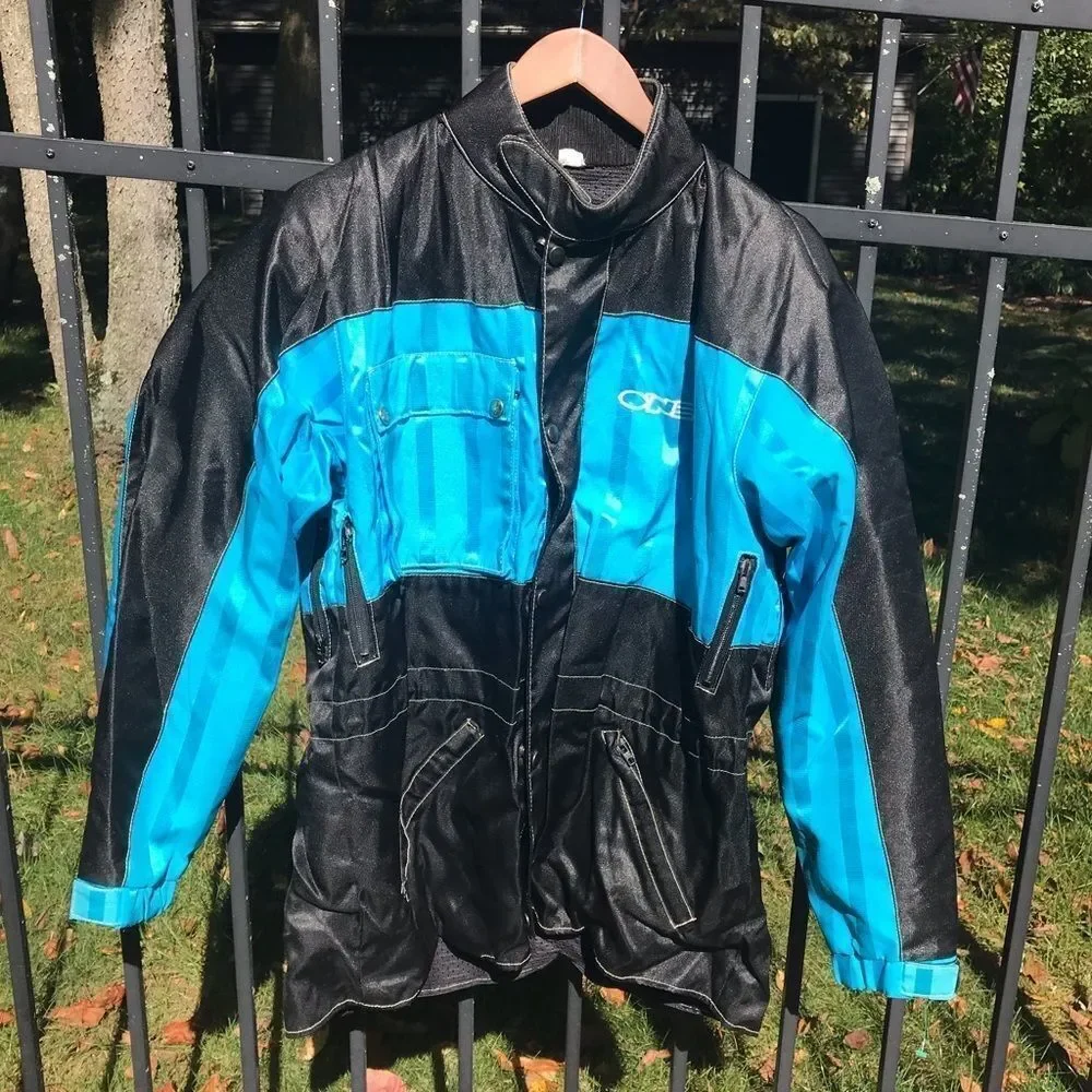 O’Neal motor cross jacket in blue and black
